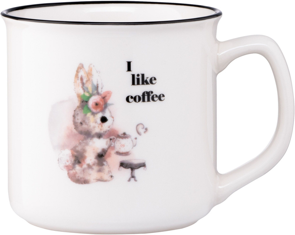 Чашка ARDESTO Bunny 320 мл Біла (AR3459)